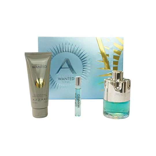 Lemon Fragrance Perfume, Azzaro Wanted Tonic Set