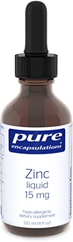 Best Zinc Supplement, Pure Encapsulations Zinc Liquid 15 Mg, Liquid Zinc