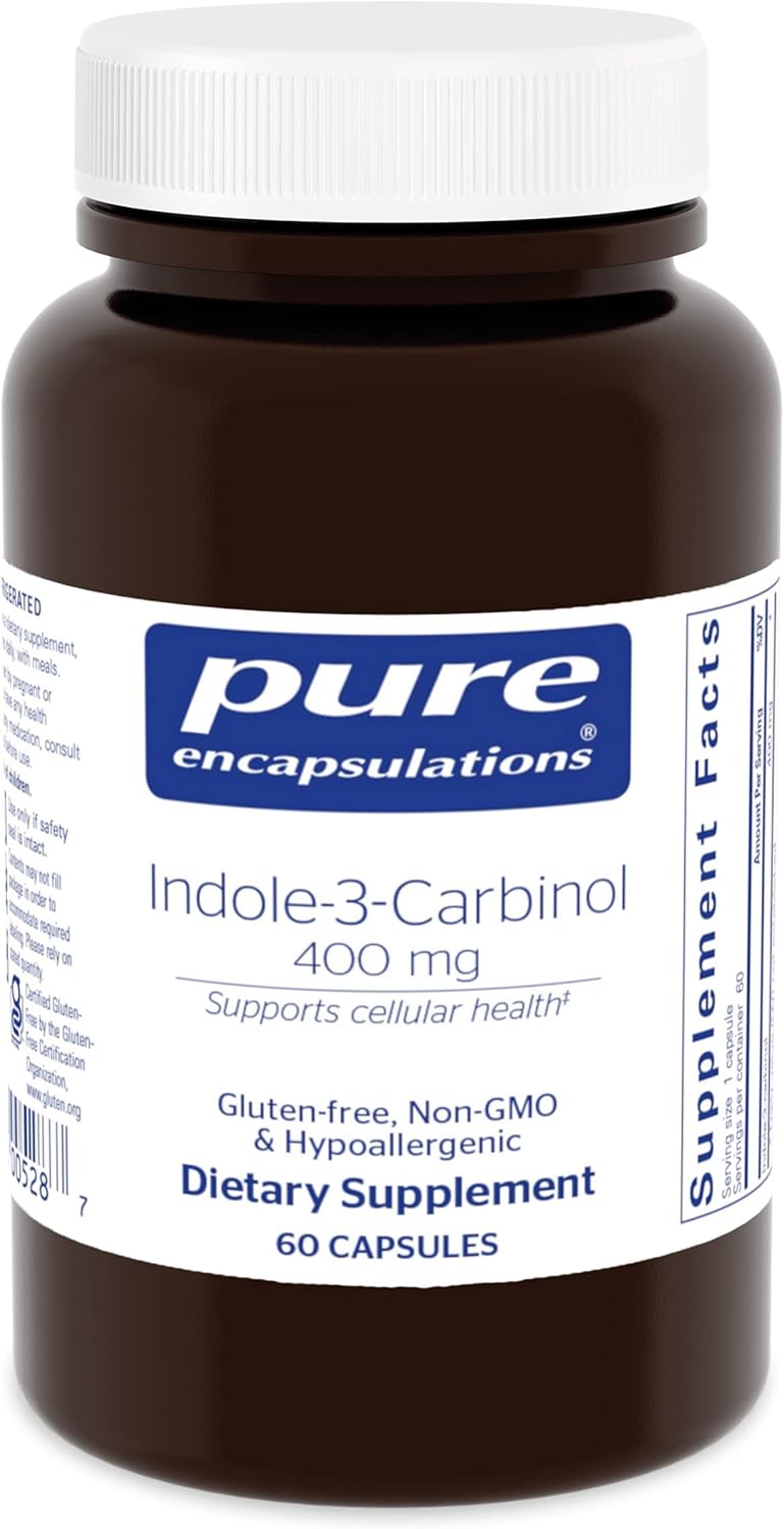 Indole 3 Carbinol By Pure Encapsulations, 120 Vegetarian Capsules 400mg