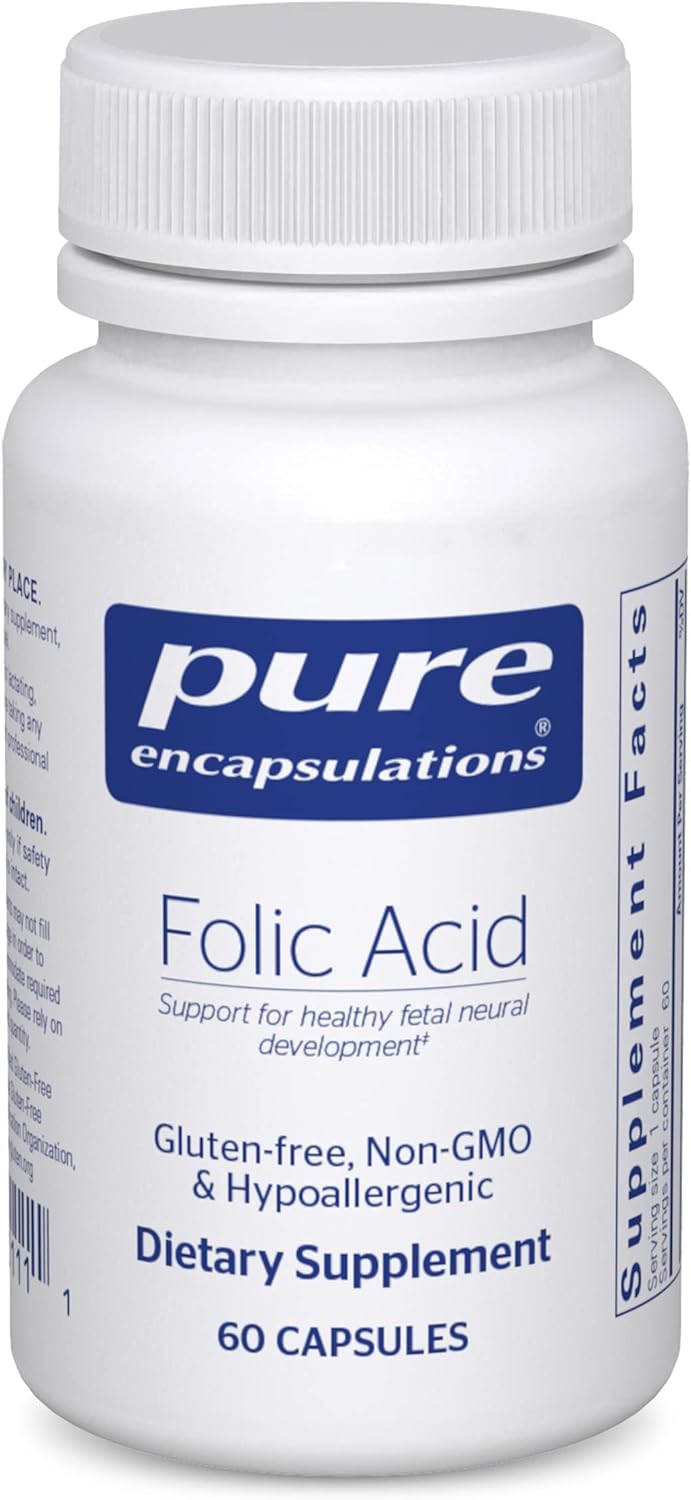 Pure Folic Acid Supplement,  Folic Acid Supplement By Pure Encapsulations