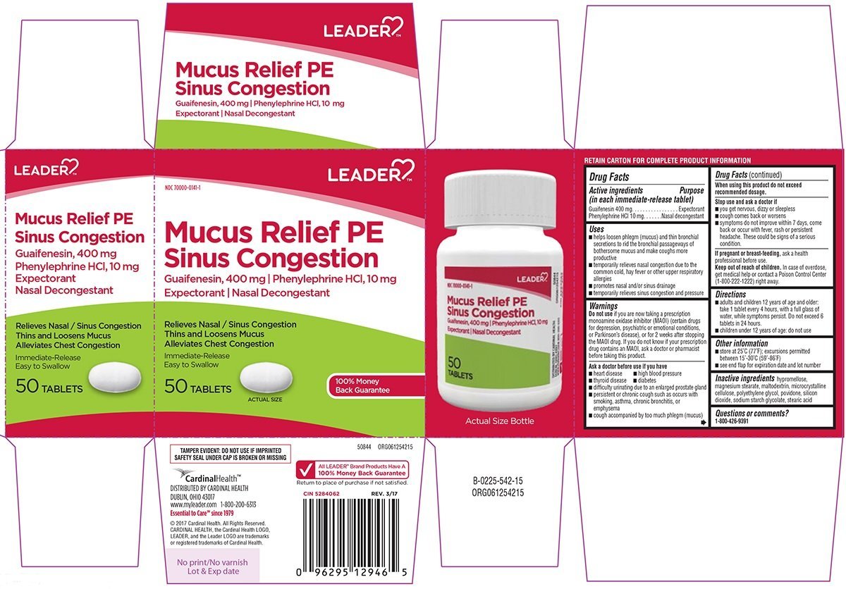 Mucus Relief PE Sinus Congestion