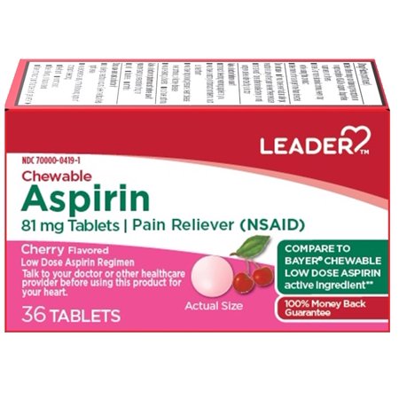 Low Dose Chewable Aspirin