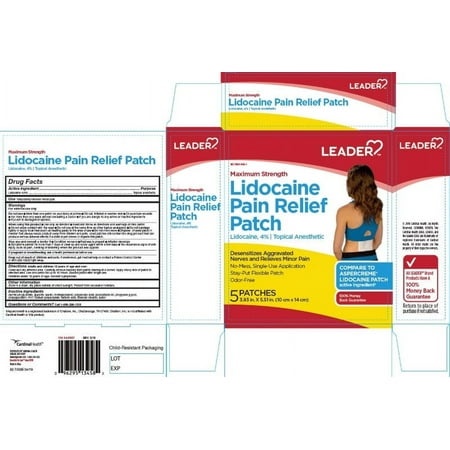 Maximum Strength Lidocaine Pain Relief Patch (4%)