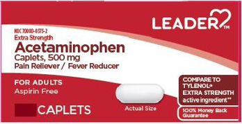 Extra Strength Acetaminophen (500mg)