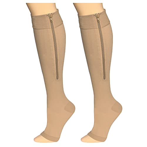 Truform Zipper Compression Socks